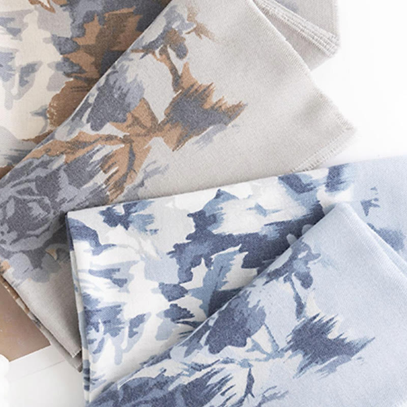 Buddha Stonesチベットショール エスニック レトロ ローズプリント 秋冬 心地良い 暖かい スカーフ ラップ - image 9