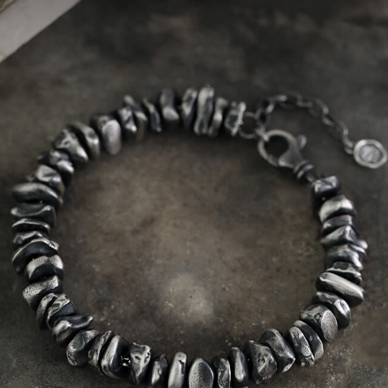 Buddha Stones999 スターリングシルバー 小銭型保護ブレスレット