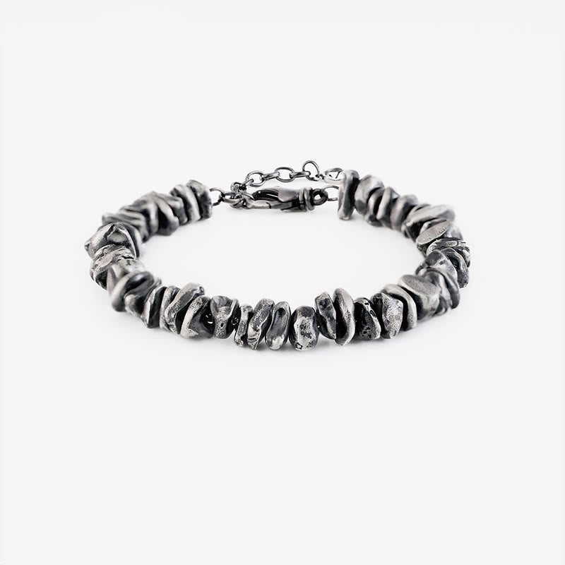 Buddha Stones999 スターリングシルバー 小銭型保護ブレスレット