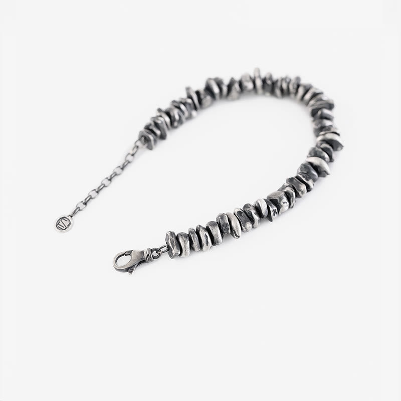 Buddha Stones999 スターリングシルバー 小銭型保護ブレスレット