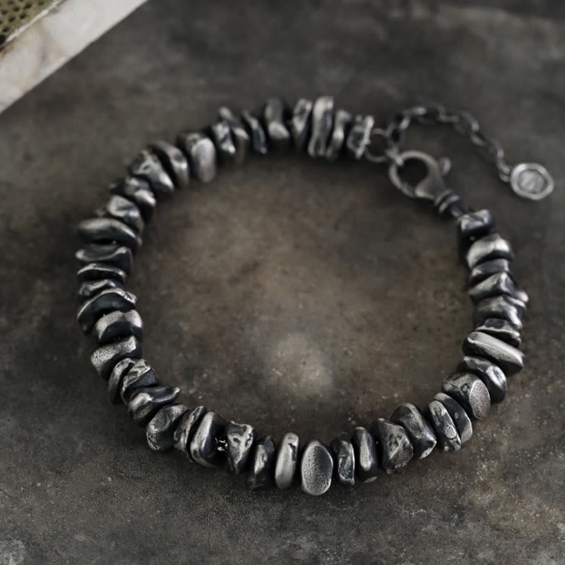 Buddha Stones999 スターリングシルバー 小銭型保護ブレスレット