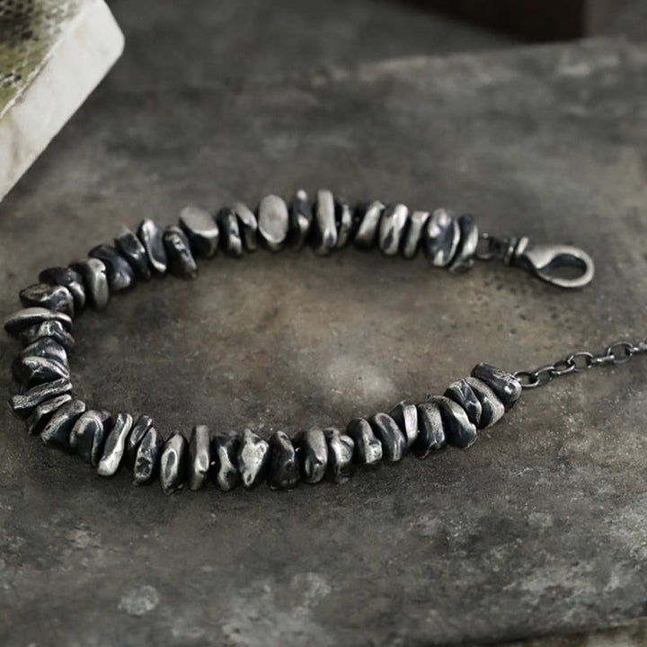 Buddha Stones999 スターリングシルバー 小銭型保護ブレスレット