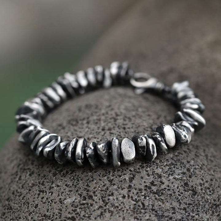 Buddha Stones999 スターリングシルバー 小銭型保護ブレスレット