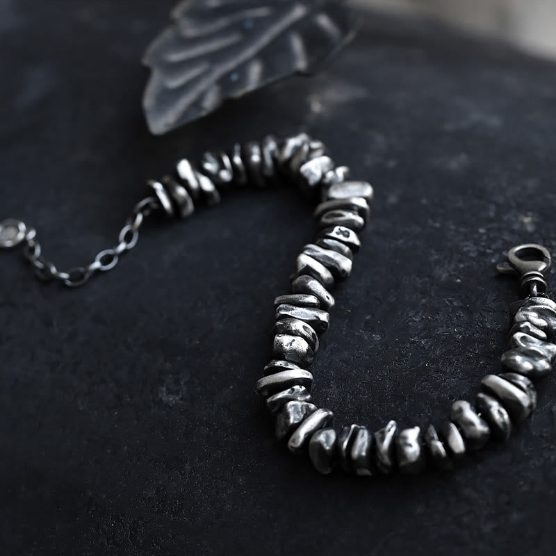 Buddha Stones999 スターリングシルバー 小銭型保護ブレスレット
