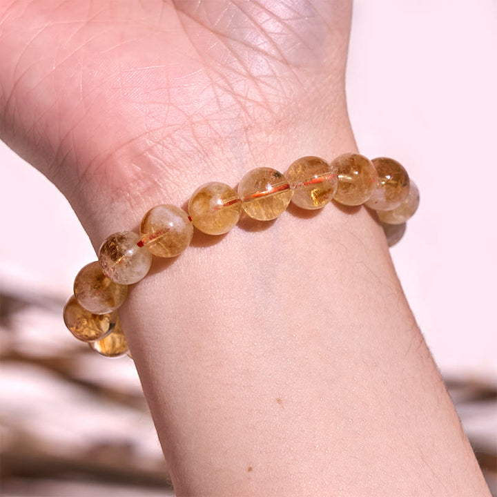 活力を高める ガーネット ブレスレット ポジティブ 勇気 開運 守護 天然石 | Buddha Stones