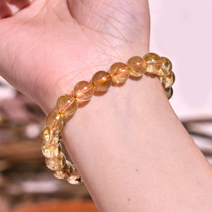 活力を高める ガーネット ブレスレット ポジティブ 勇気 開運 守護 天然石 | Buddha Stones