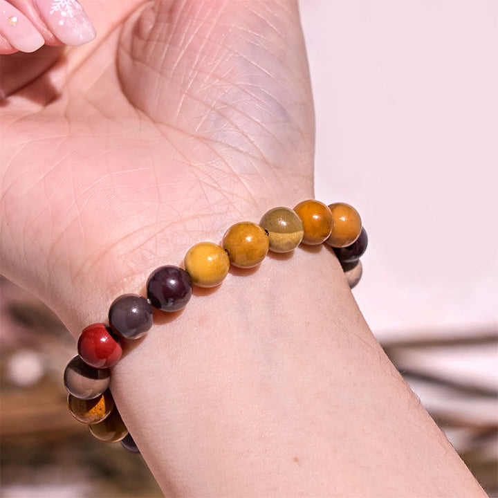 活力を高める ガーネット ブレスレット ポジティブ 勇気 開運 守護 天然石 | Buddha Stones