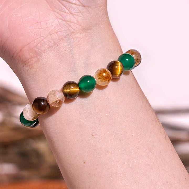 活力を高める ガーネット ブレスレット ポジティブ 勇気 開運 守護 天然石 | Buddha Stones