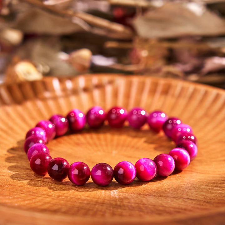 活力を高める ガーネット ブレスレット ポジティブ 勇気 開運 守護 天然石 | Buddha Stones