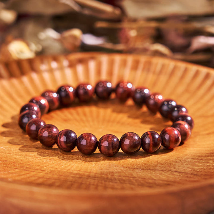 活力を高める ガーネット ブレスレット ポジティブ 勇気 開運 守護 天然石 | Buddha Stones
