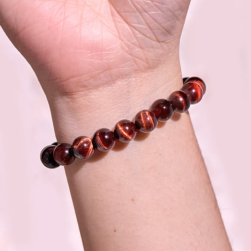 活力を高める ガーネット ブレスレット ポジティブ 勇気 開運 守護 天然石 | Buddha Stones