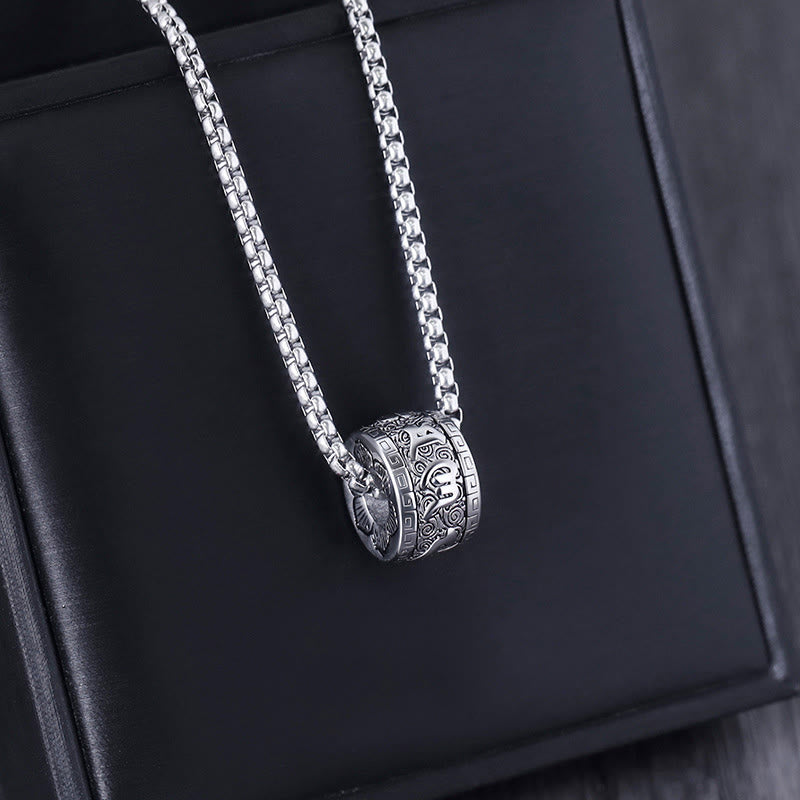 Buddha Stonesチベットオーム・マニ・パドメ・フムチタン鋼 平和ネックレス ペンダント - image 9