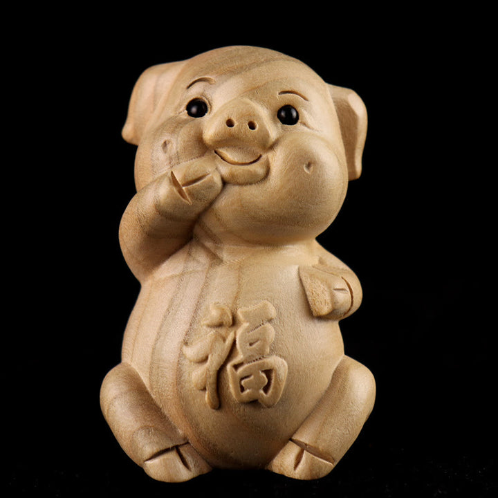 Buddha Stones年 十二支 福の字 桃の木 仏像 家の装飾