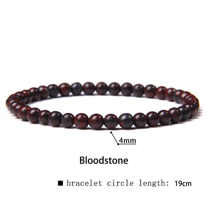 Buddha Stones4mm 各種ストーン クリスタル ミニビーズ ヒーリングブレスレット