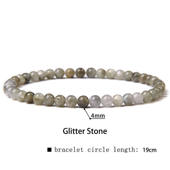 Buddha Stones4mm 各種ストーン クリスタル ミニビーズ ヒーリングブレスレット