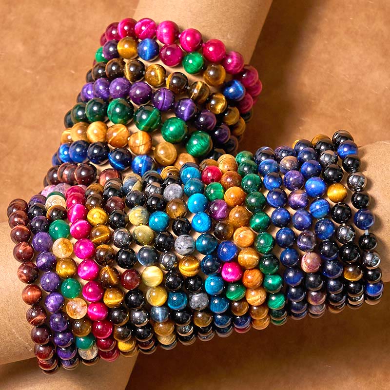 Buddha Stones各種タイガーアイ自信ブレスレット - image 0