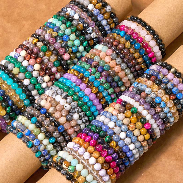 仏陀石各種クリスタルマラカイトラズライトラピスラズリヘミモルファイト平静ブレスレット - image 2