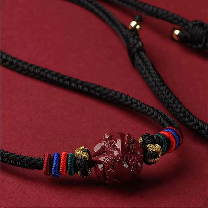 Buddha Stones辰砂 中国十二支 黒紐 祝福ネックレス ペンダント - image 20