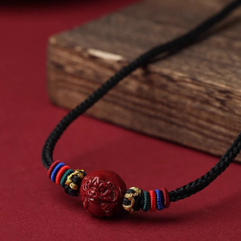 Buddha Stones辰砂 中国十二支 黒紐 祝福ネックレス ペンダント - image 15