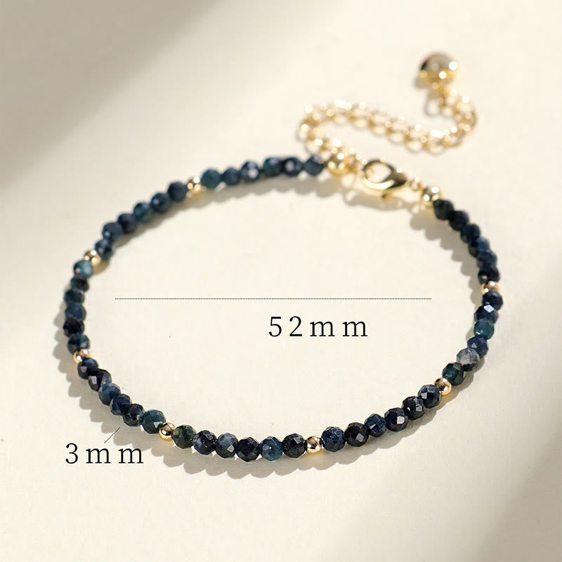Buddha Stonesインディコライト トルマリン 銅ビーズ 知恵のブレスレット
