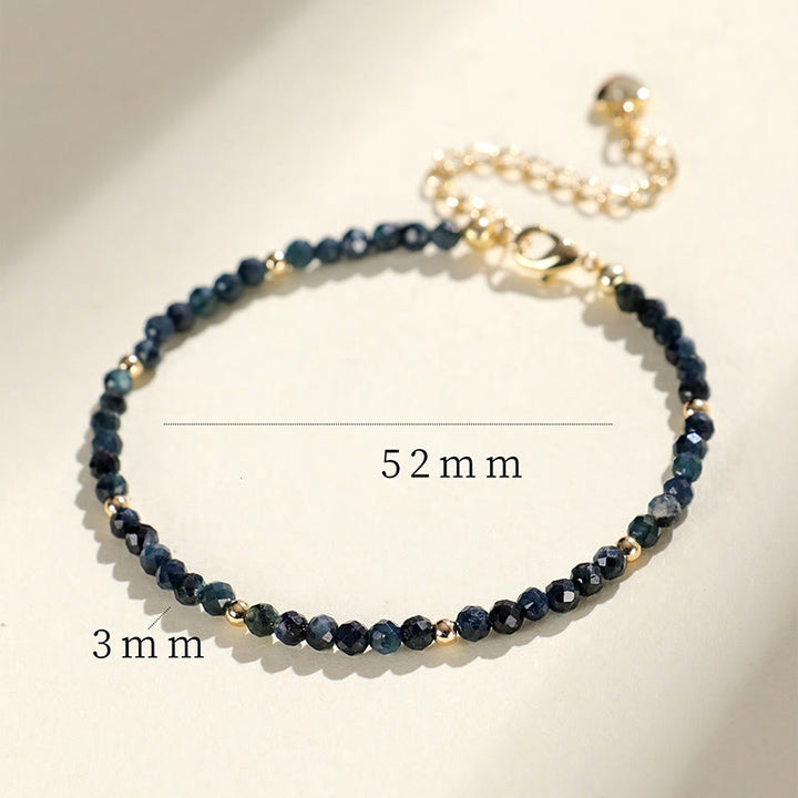 Buddha Stonesインディコライト トルマリン 銅ビーズ 知恵のブレスレット