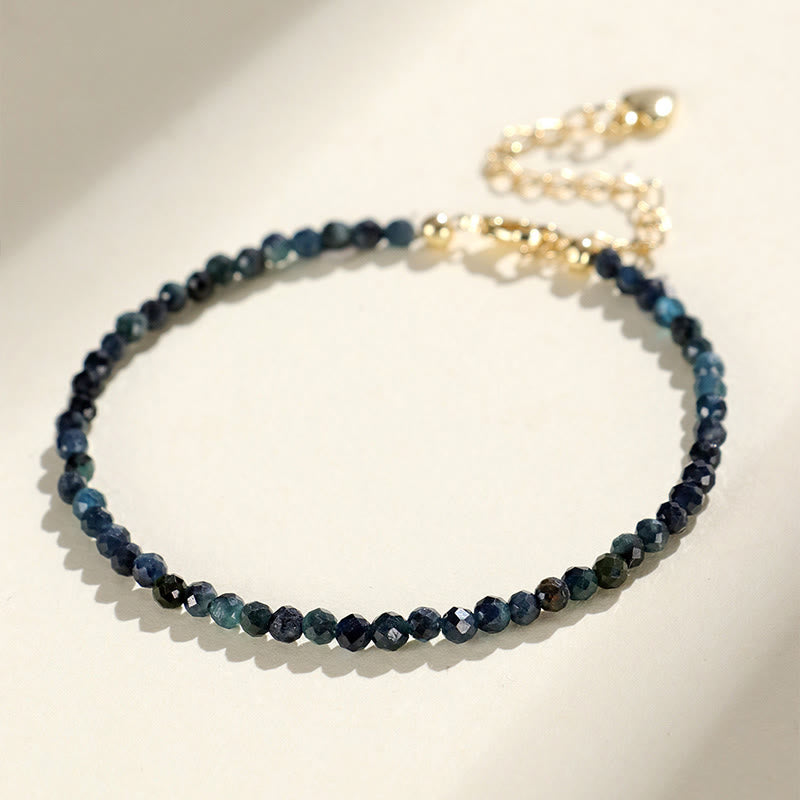 Buddha Stonesインディコライト トルマリン 銅ビーズ 知恵のブレスレット