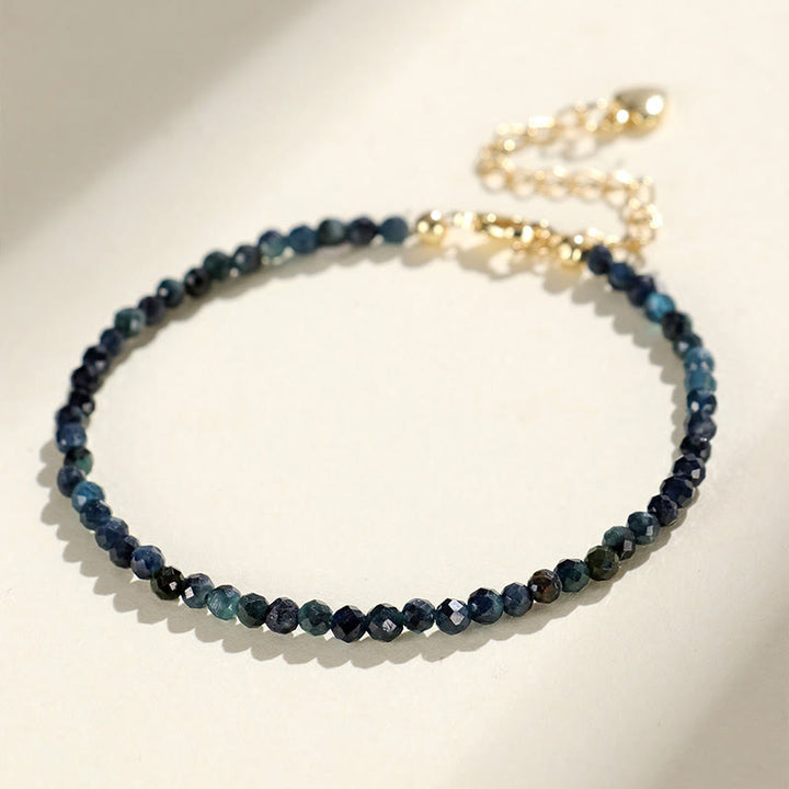 Buddha Stonesインディコライト トルマリン 銅ビーズ 知恵のブレスレット