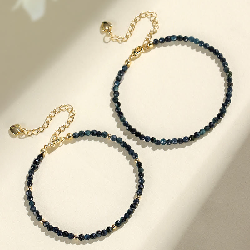 Buddha Stonesインディコライト トルマリン 銅ビーズ 知恵のブレスレット