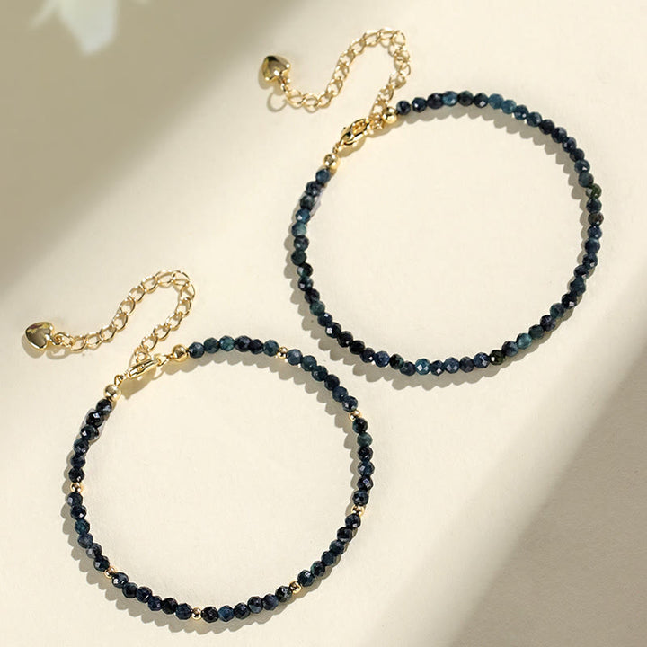Buddha Stonesインディコライト トルマリン 銅ビーズ 知恵のブレスレット