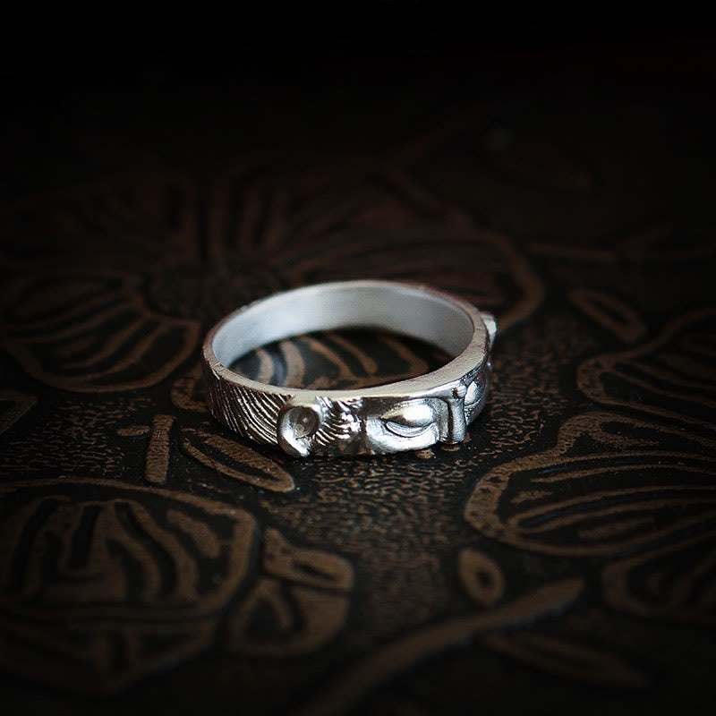 Buddha Stones999スターリングシルバー 仏眼守護リング - image 7