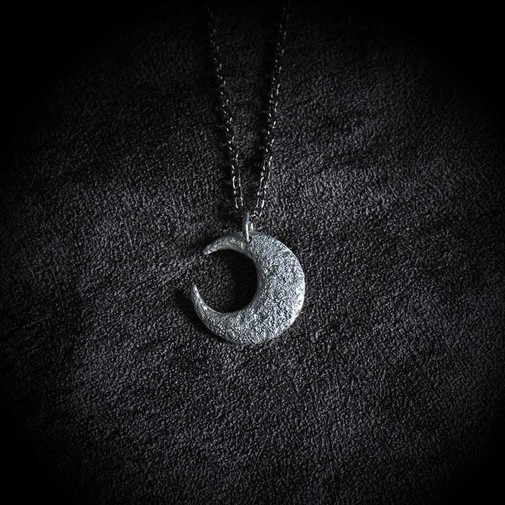Buddha Stones999スターリングシルバー ムーンバランスネックレスペンダント