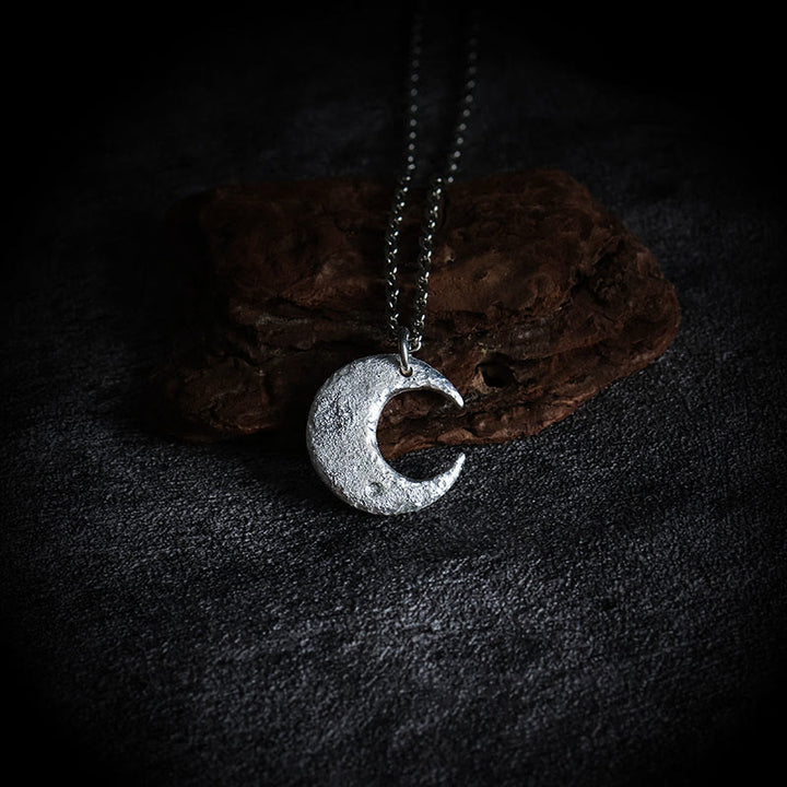 Buddha Stones999スターリングシルバー ムーンバランスネックレスペンダント