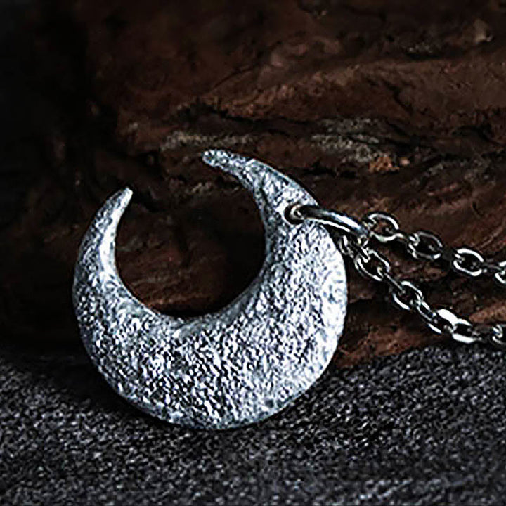 Buddha Stones999スターリングシルバー ムーンバランスネックレスペンダント