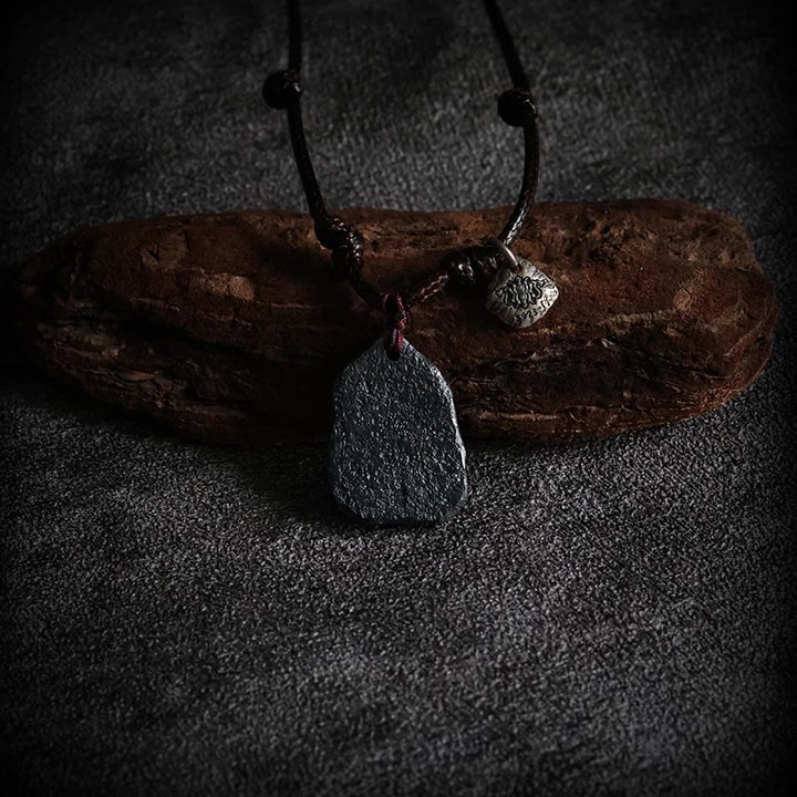 Buddha Stones999スターリングシルバー 24Kゴールド 吉兆雲守護ネックレスペンダント