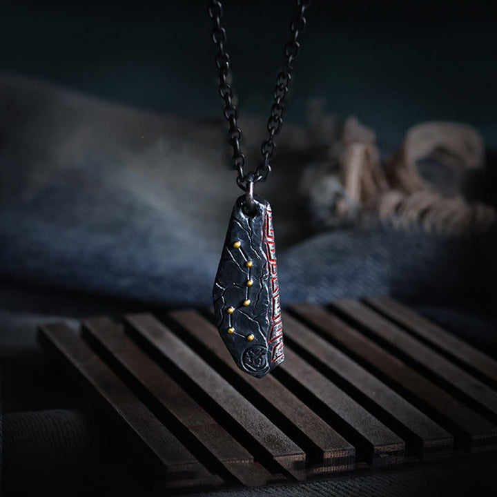 Buddha Stones999スターリングシルバー 北斗七星 バランスネックレスペンダント