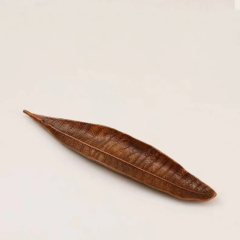Buddha Stones合金製東洋葉癒し香炉装飾