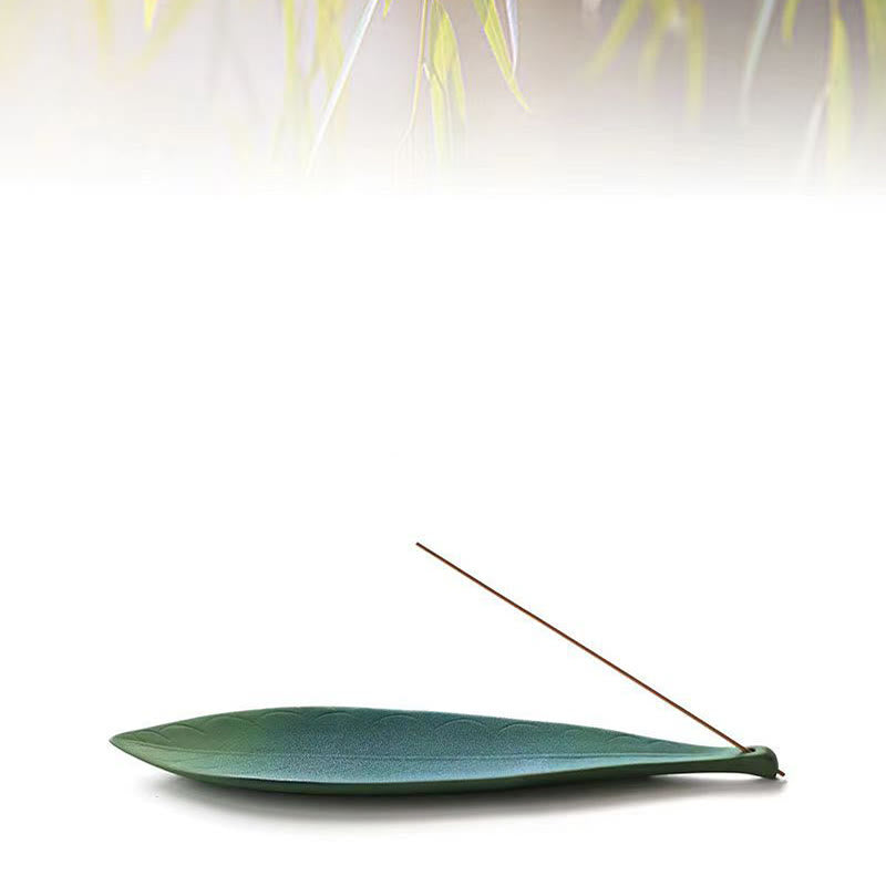 Buddha Stones柳の葉 癒し 陶器 スティック 香炉 装飾 - image 3