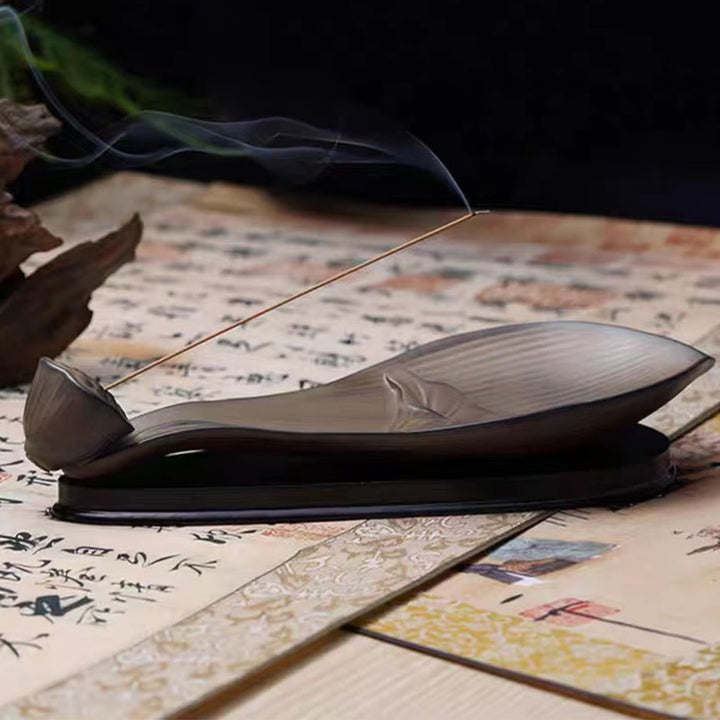 Buddha Stones蓮の実 禅 癒し ブラウン 陶器 スティック 香炉 装飾 - image 7