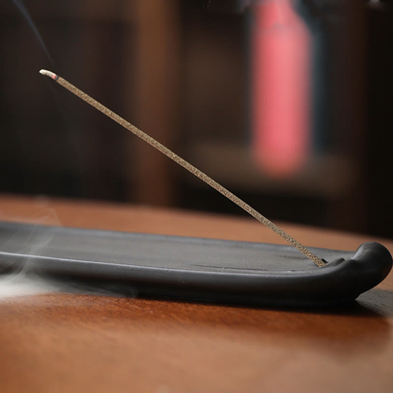 Buddha Stones月うさぎ 貔貅山 癒し 陶器 スティック 香炉 装飾 - image 12