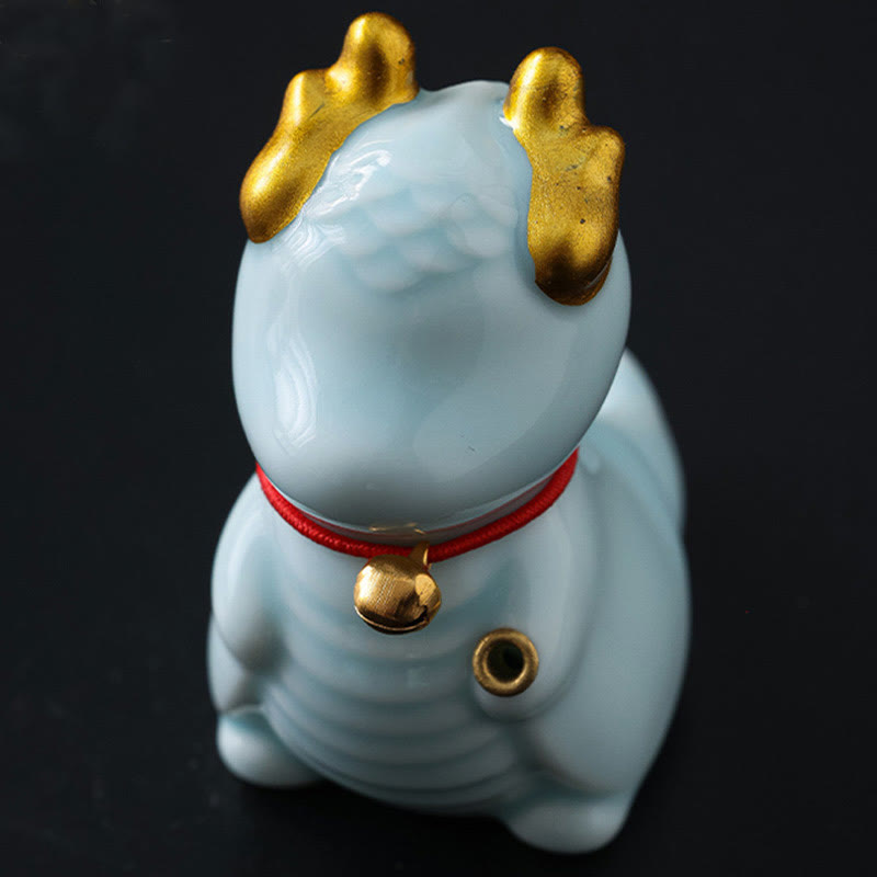 Buddha Stones龍鈴 癒し 陶器 香炉 デスク装飾