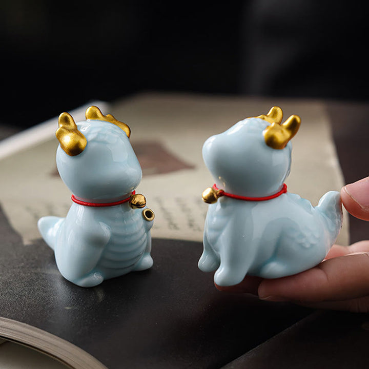 Buddha Stones龍鈴 癒し 陶器 香炉 デスク装飾