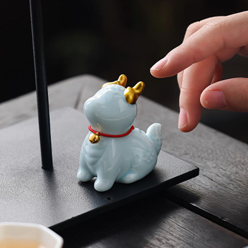 Buddha Stones龍鈴 癒し 陶器 香炉 デスク装飾
