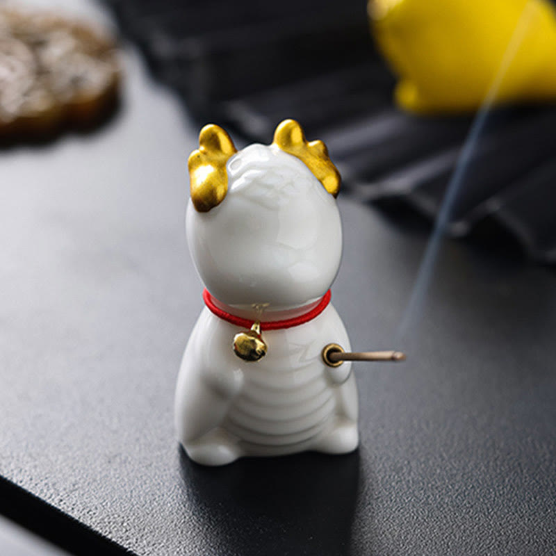 Buddha Stones龍鈴 癒し 陶器 香炉 デスク装飾
