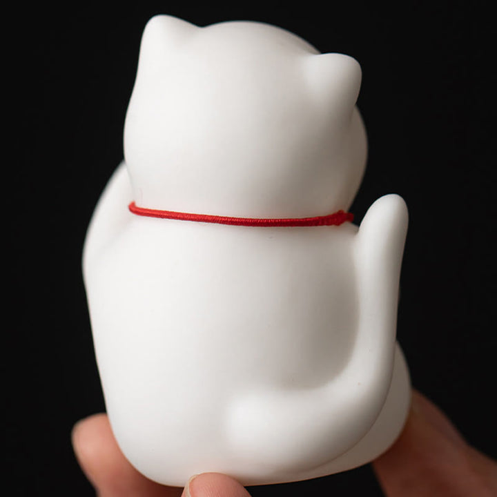 Buddha Stones猫鈴 竹マット 癒し 陶器 香炉 デスク装飾 - image 10