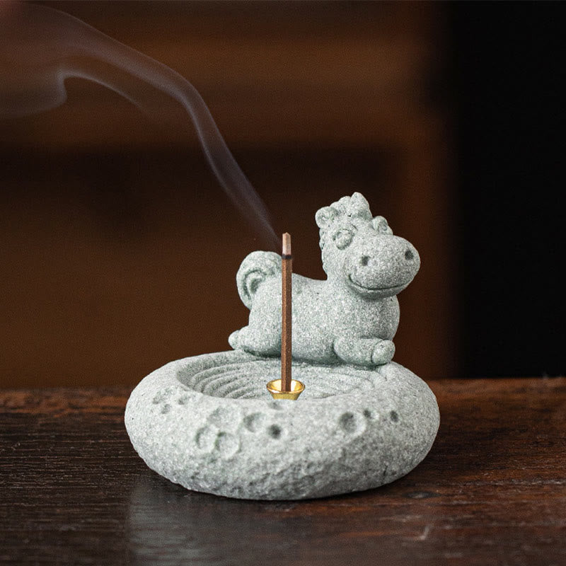 Buddha Stones十二支 癒し 香炉 デスク装飾