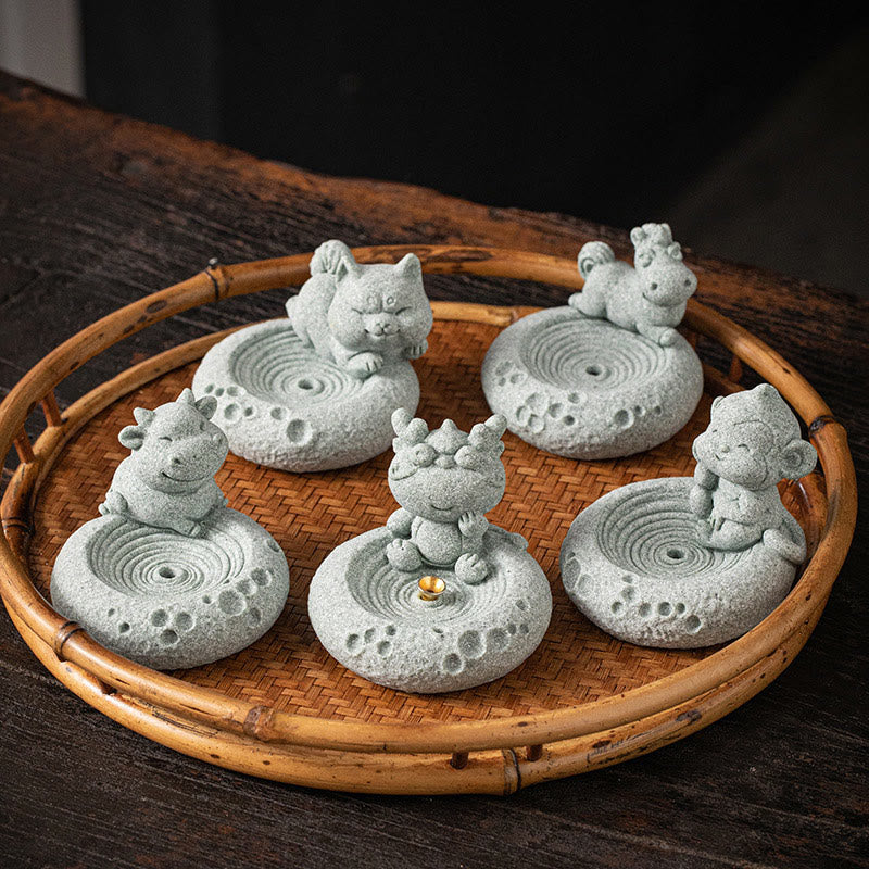Buddha Stones十二支 癒し 香炉 デスク装飾