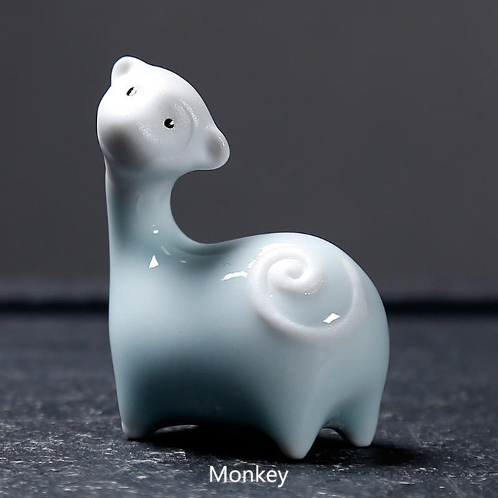 Buddha Stones十二支 陶器 ティーペット ホームデコレーション