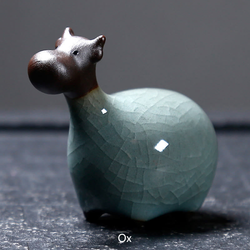 Buddha Stones十二支 陶器 ティーペット ホームデコレーション
