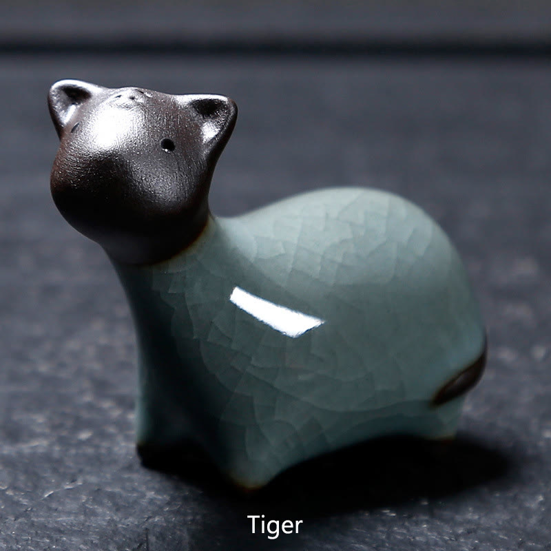 Buddha Stones十二支 陶器 ティーペット ホームデコレーション