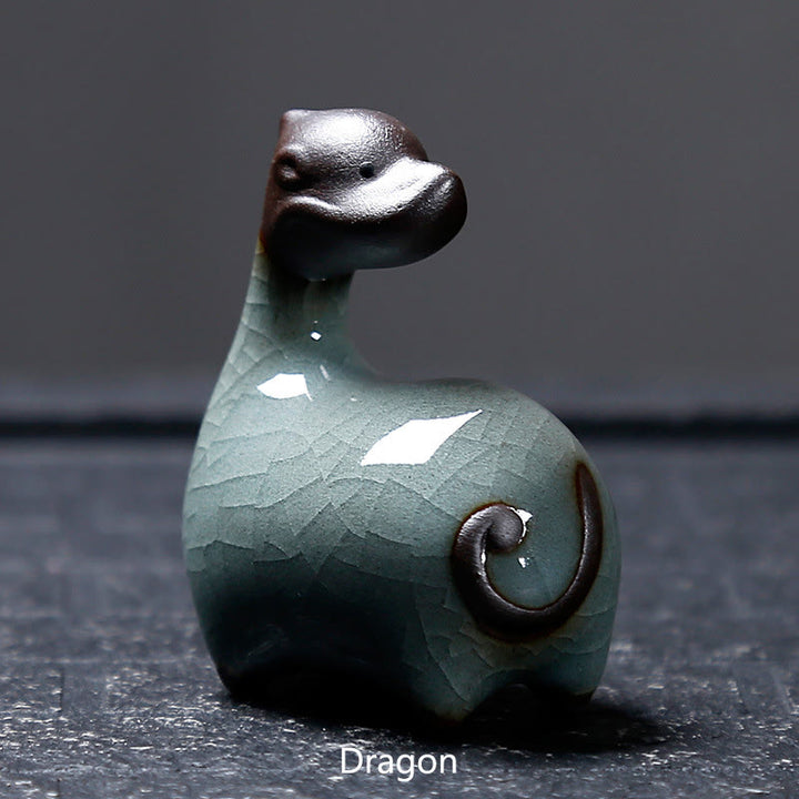 Buddha Stones十二支 陶器 ティーペット ホームデコレーション